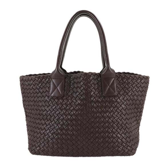 BOTTEGA VENETA Brown Leather Intrecciato Tote Bag - Picture 2 of 10